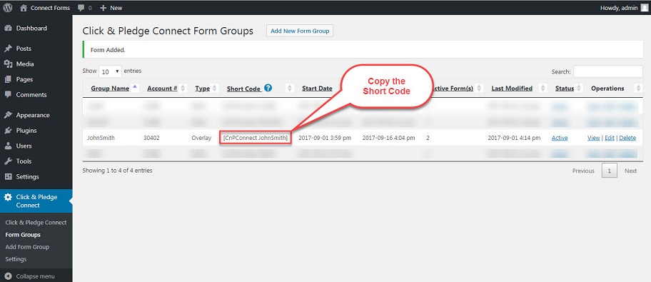 Short Code