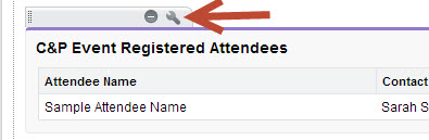 Edit Registered Attendees Layout