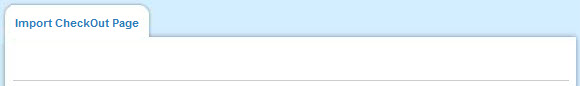Import Checkout Page